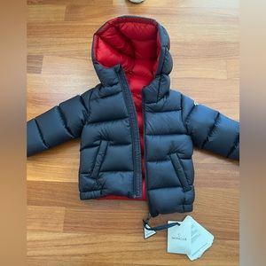 Brand new Moncler down coat 18-24 months